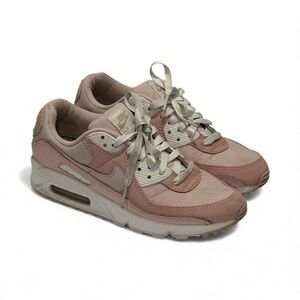 Nike Women's Pink Air Max 90 sneakers size 7